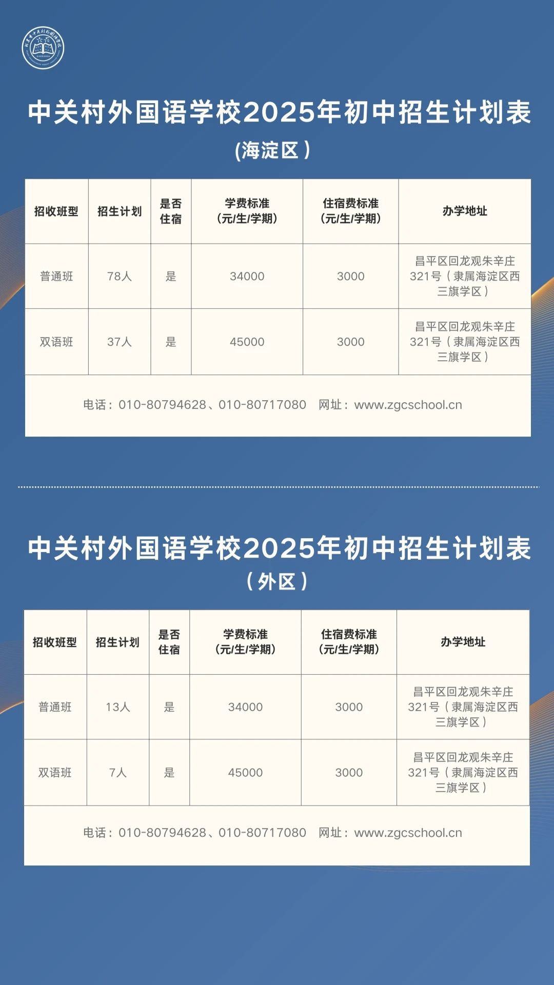 中關(guān)村外國(guó)語學(xué)校2025初中招生計(jì)劃發(fā)布！